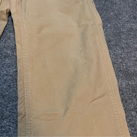 Tan Carhartt Carpenter Baggy Pants Loose Fit Size 32x31 - Picture 5 of 7